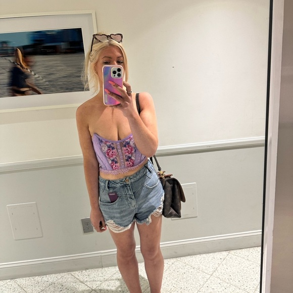 Victorias Secret Cropped Corset Top - Picture 4 of 4